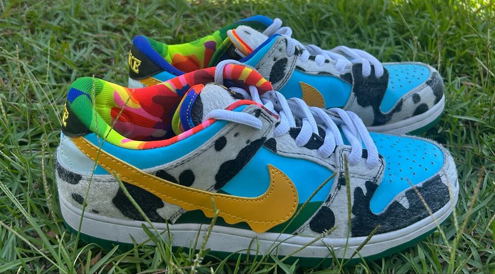 NK SB DunkLow Ben & Jerry's Chunky Dunky Men's shoes 9.5 *read description *
